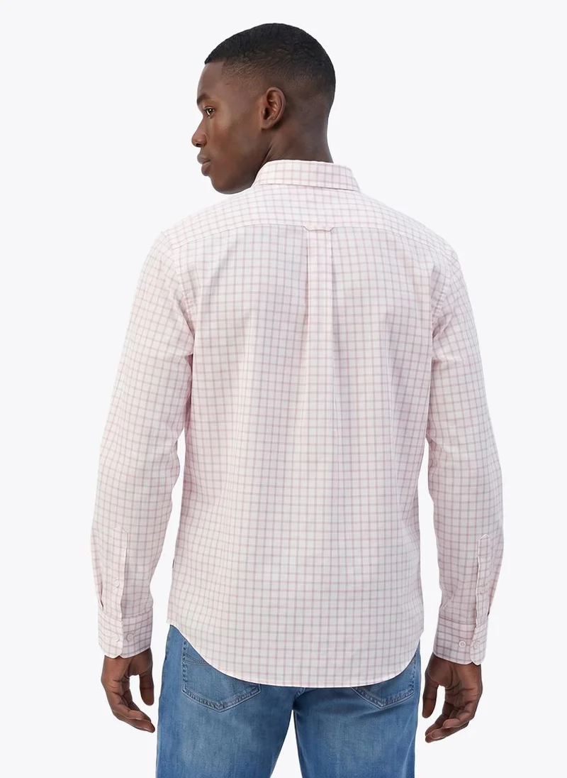 NAUTICA Men's Long Sleeve Yarn Dyed Shirt