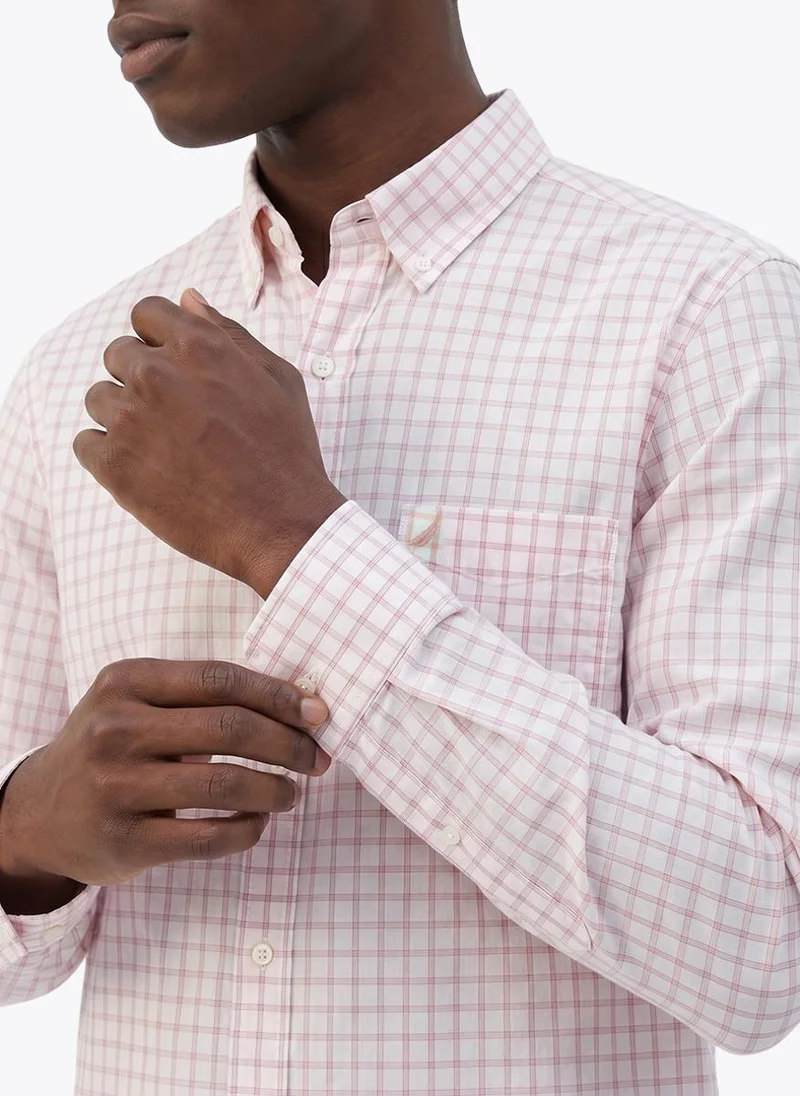 NAUTICA  Men's Long Sleeve Yarn Dyed Shirt for Men | Best Price UAE