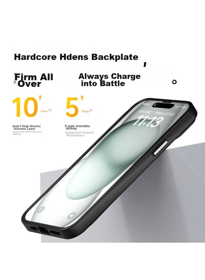 Keklle Iphone 14 Case, Apple 14 Protective Cover, Semi-transparent Frosted Shockproof Anti-fingerprint Full Lens Protection Soft Edge Case, Royal Blue - Image 4