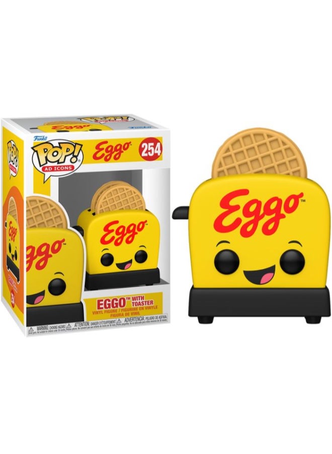 Funko Pop! Ad Icon: Kelloggs - Eggo with Toaster Vinyl Figure - Image 1
