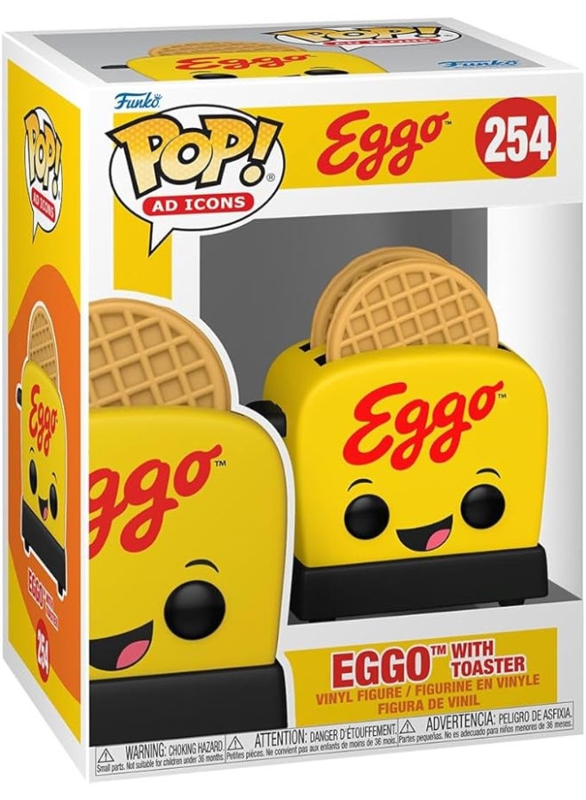 Funko Pop! Ad Icon: Kelloggs - Eggo with Toaster Vinyl Figure - Image 2