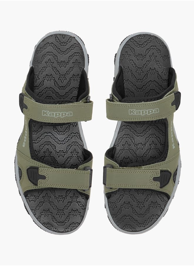 Kappa Men's Strappy Sandals With Hook And Loop Closure  - Image 1