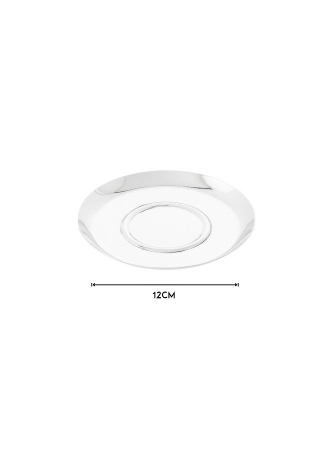 ماكسيما طقم صحون ستانلس ستيل لكأس الشاي 6 قطع - Image 4