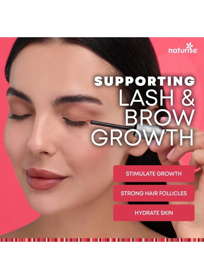 Naturise Organic Castor Oil - Organic Cold Pressed Unrefined in Glass Bottle - Vegan Non GMO Unfiltered Castor Oil Cold Pressed - Support for Eyelash, Eyebrows, Hair Growth, Skin and Face (4 fl. oz.) - Image 5