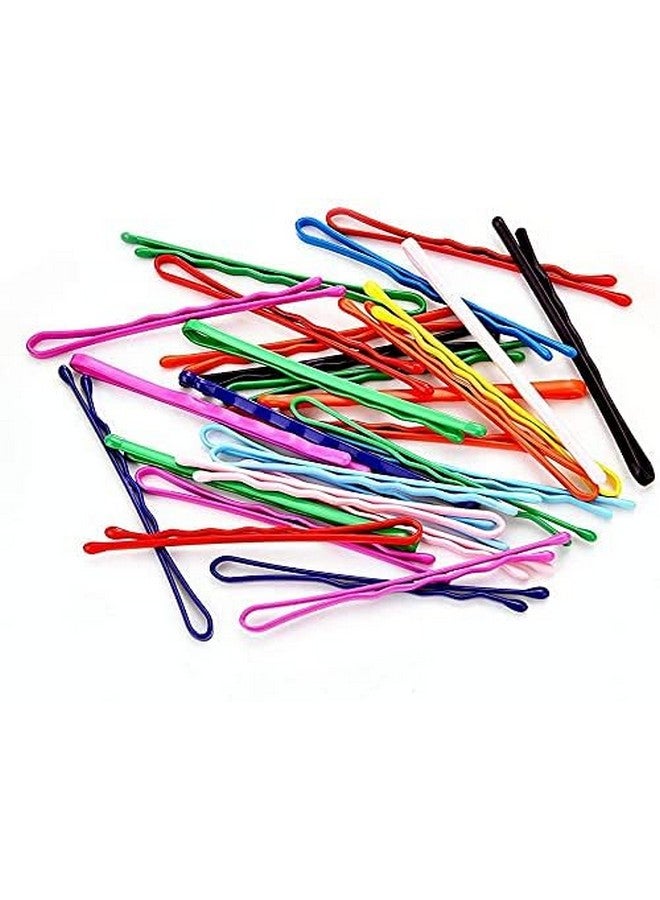 SUN Ring SUNRING Hair Pin Bobby Pins Metal Hair Pin Multi color Stylish fancy Jewellery Hair Accessories Women large mate flate clip for girls women (Pack of 35, Multicolor) - Image 2