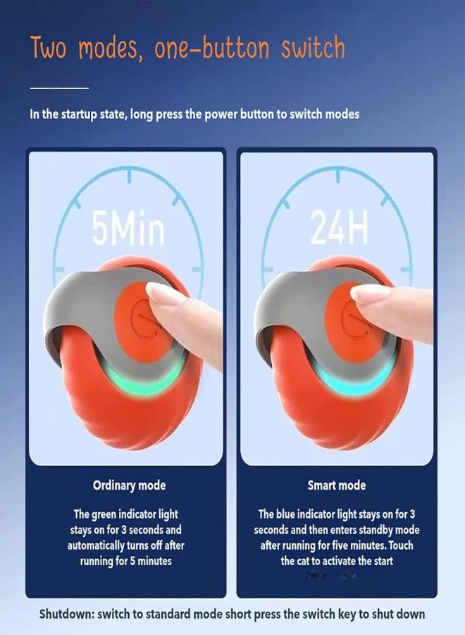 Pet intelligent chasing toy ball, protruding ball, indoor interactive teasing cat ball, bite automatic moving cat toy, protruding ball - Image 3