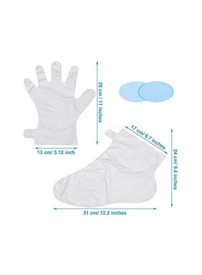 200 Pieces Paraffin Wax Bath Liners Hands Feet No Leakage Plastic Hand Foot Covers Disposable Therapy Bags Spa Pedicure Accessories For Women Men