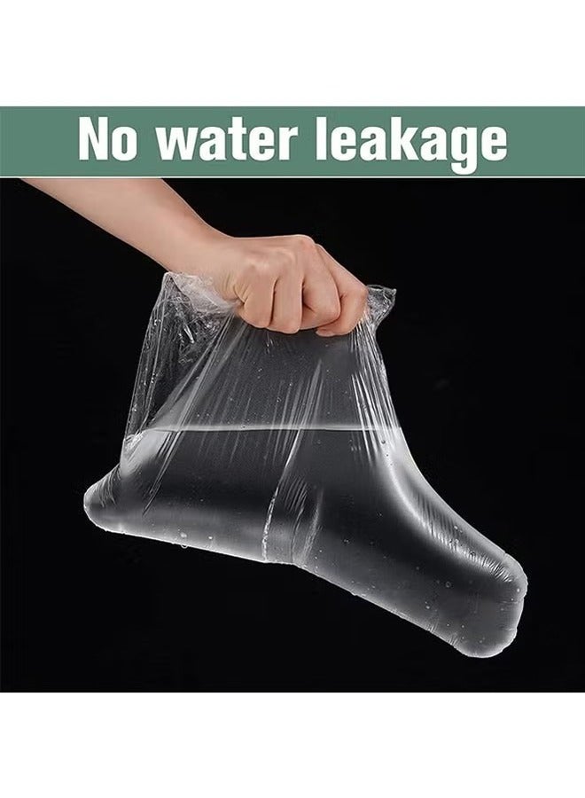 200 Pieces Paraffin Wax Bath Liners Hands Feet No Leakage Plastic Hand Foot Covers Disposable Therapy Bags Spa Pedicure Accessories For Women Men