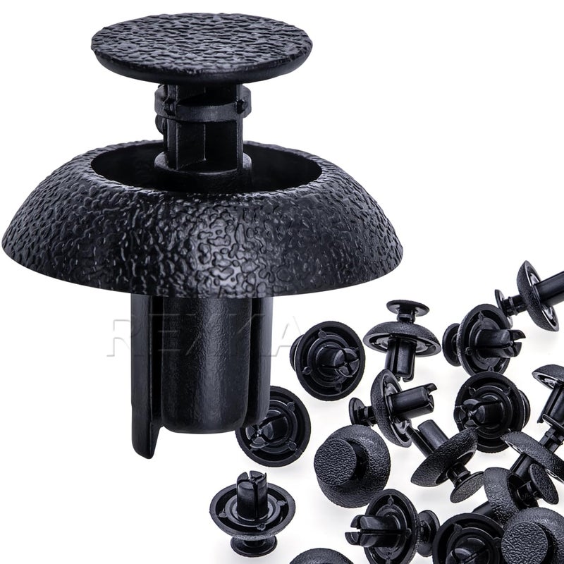 Rexka 20pcs Engine Cover Clips Grille Push-Type Retainer Fasteners 7mm Hole for Toyota Lexus 90467-07211 4Runner Avalon Camry Land Cruiser Prius GX460 IS250 RX350 - Image 1