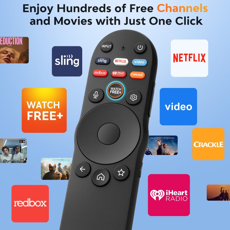 OMAIC Voice Remote Control for Vizio-Smart-TV-Remote-Replacement XRT270 for Vizio FHD 4K Quantum D/P/M/V-Series Smart TV - Image 5