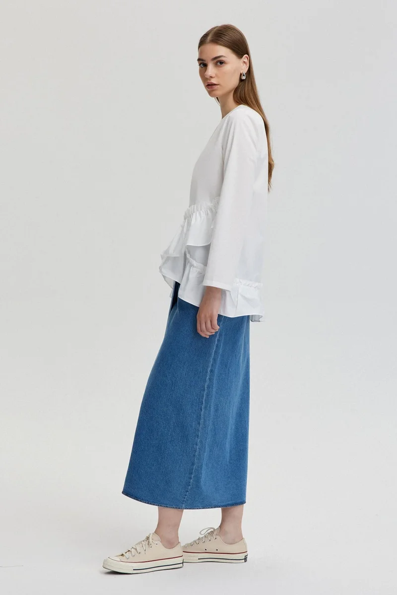توتشي Ruffle Detail Tunic