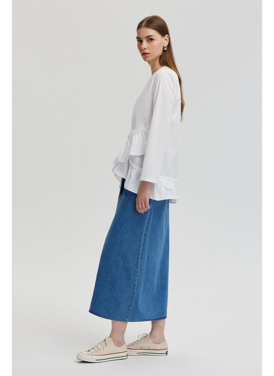 Touche - Ruffle Detail Tunic - Image 1