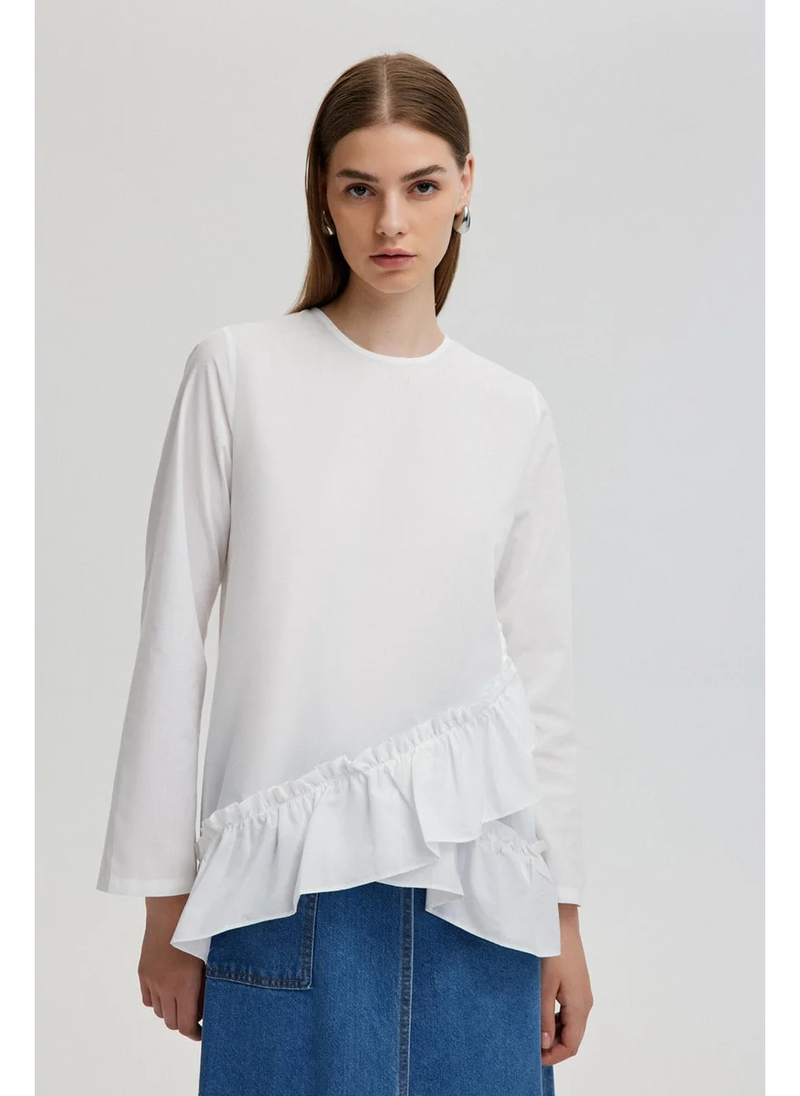 Touche Ruffle Detail Tunic