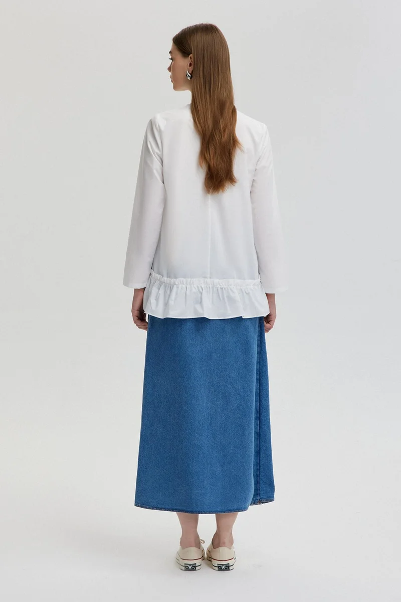 توتشي Ruffle Detail Tunic