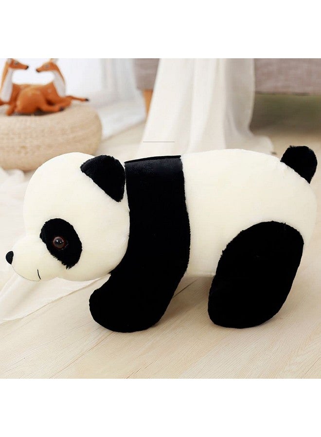 تيكلز لعبة حيوان روكي باندا العملاقة الكبيرة المحشوة الناعمة كهدية عيد ميلاد للأطفال (اللون: أسود وأبيض؛ الحجم: 30 سم) - Image 3