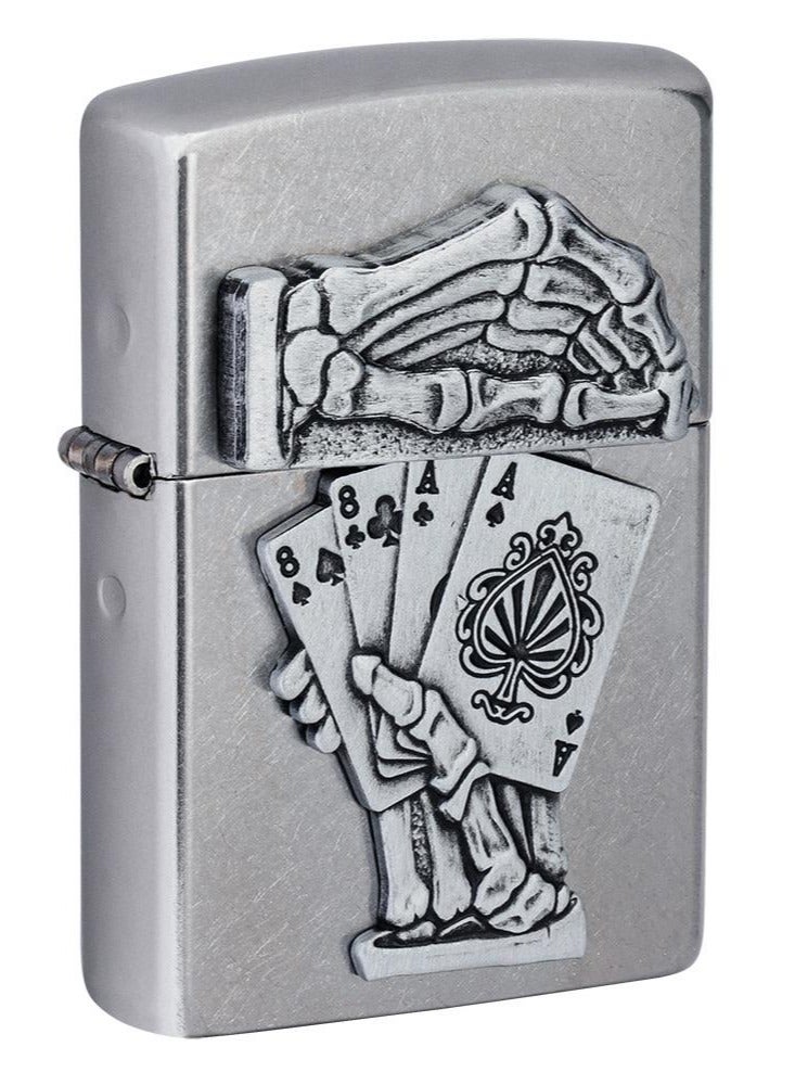 Zippo Mans Hand Surprise Emblem Design Street Chrome Windproof Lighter - Image 1