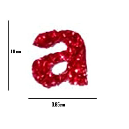 Comet Busters Self-Adhesive Glitter Alphabet Stickers for Art & Craft, Decorations, Project Work, School Work (STK01-4) (Gold3) - Image 4