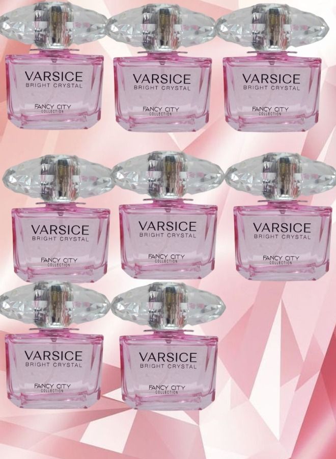 Crystal 8 Pieces Varsice Bright Crystal Fancy City Collection EDP 50ML - Image 1