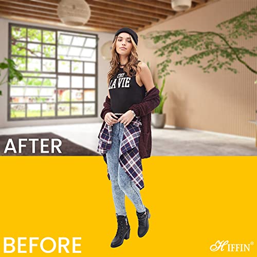 HIFFIN 8x12 Ft, Yellow Professional Backdrop for Background Photography Background Stand for Photo Light Studio Accurate Size 8x12 Ft - Image 2