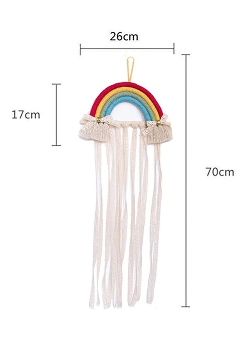 SOLARAE Hair Accessories Organiser, Holder for Girls, Headband Holder Cushion for Girls, Hair Clip Holder Organiser for Girls Bedroom, Wall Hanging Clips Accessories Storage Stand - Image 4