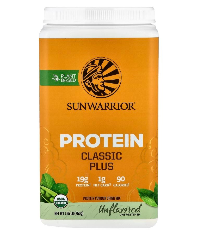 Sunwarrior Classic Plus Protein Unflavored 1.65 lb (750 g)