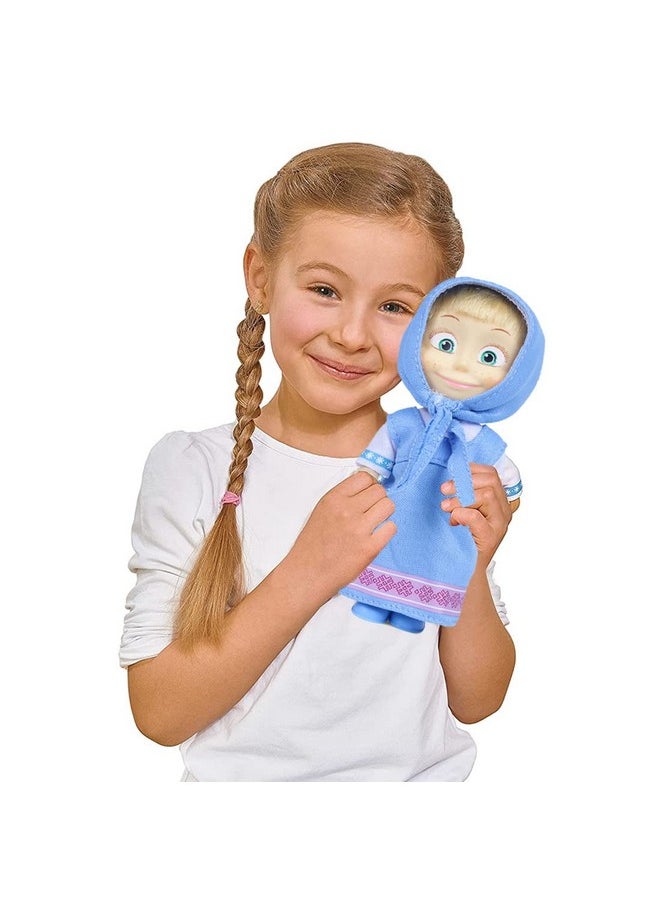 Masha and the Bear 12 Cm Toy Doll | Famous Cartoon | Ideal Gift Set for Girls Kids (Masha with Animal - Blue) - pzsku/ZB8E233D8521CD90A01AAZ/45/_/1741329897/088fe1b7-2955-48c3-a0cd-738e1d495a20