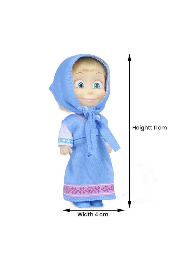 Masha and the Bear 12 Cm Toy Doll | Famous Cartoon | Ideal Gift Set for Girls Kids (Masha with Animal - Blue) - pzsku/ZB8E233D8521CD90A01AAZ/45/_/1741329906/c950d38c-9e99-4eea-9eb0-7455645b7906