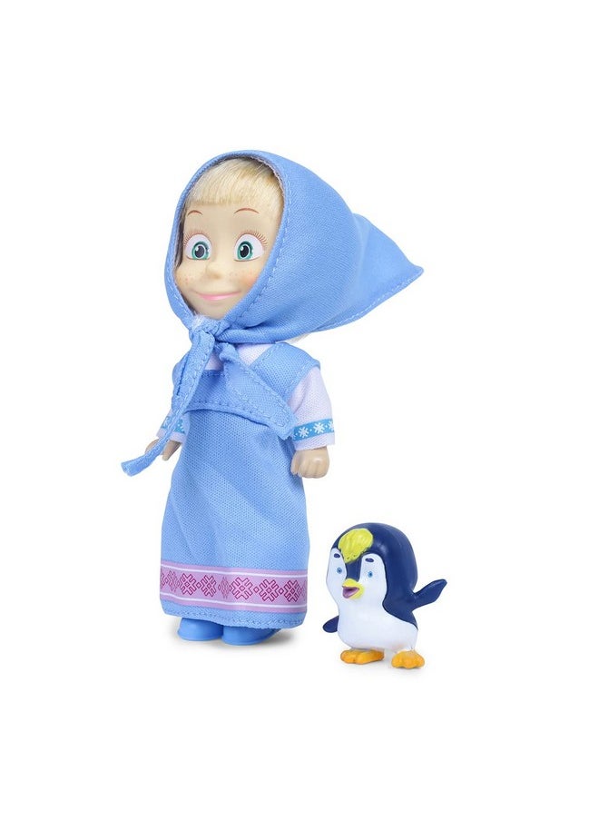 Masha and the Bear 12 Cm Toy Doll | Famous Cartoon | Ideal Gift Set for Girls Kids (Masha with Animal - Blue) - pzsku/ZB8E233D8521CD90A01AAZ/45/_/1741329931/be36b505-4f9b-4203-9c50-94e2e058165e