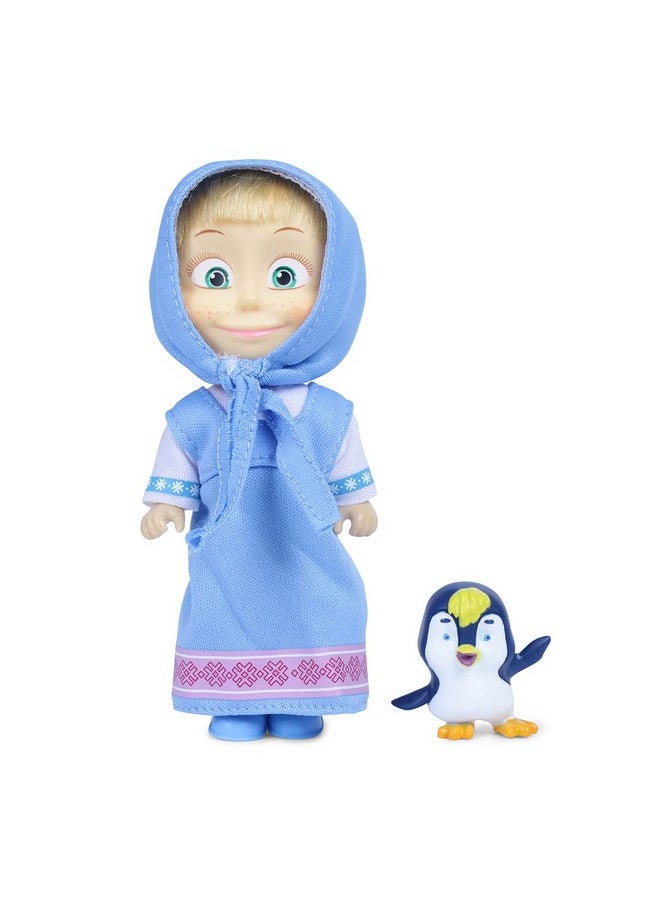 Masha and the Bear 12 Cm Toy Doll | Famous Cartoon | Ideal Gift Set for Girls Kids (Masha with Animal - Blue) - pzsku/ZB8E233D8521CD90A01AAZ/45/_/1741329957/76ddbe63-d9ba-48e9-a4de-c64e9b00c483