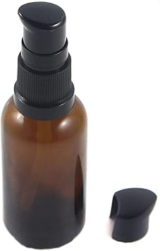 tupwel 2PCS Upscale Amber Glass Refillable Pump Press Lotion Bottles Container Jars Pot For Makeup Foundations Cosmetic Skin Care Cream Emulsion Essential Oils100ml 34oz - Image 1
