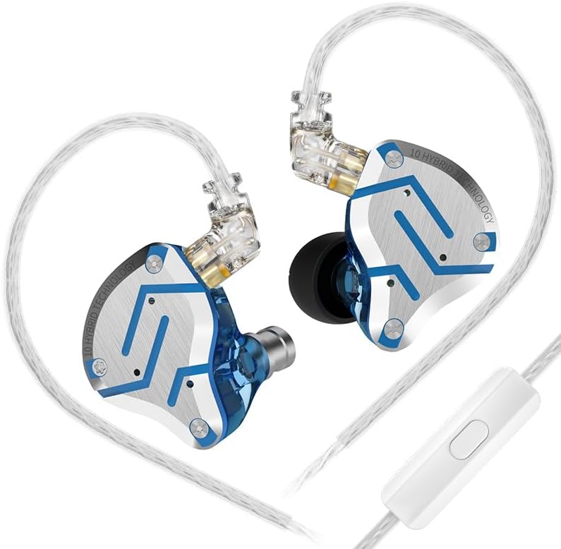 Kinboofi سماعات أذن IEM KZ ZS10 Pro، مراقبة داخل الأذن KZ للنظام، 4BA 1DD سماعات ألعاب سلكية مع مشغلات متعددة، سماعات داخل الأذن، سماعات IEM، مراقبة على المسرح للمغنين وعازفي الجيتار و - Image 1