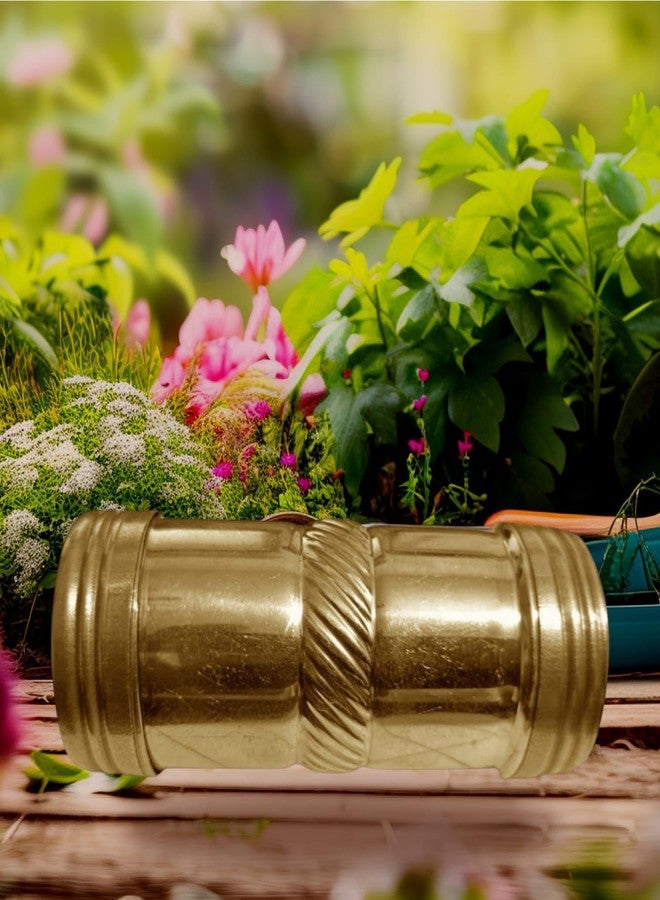 SOLINO Brass khaini Chunauti or Pital Container For Mouth Freshner/Tobacco/Surti/Khaini Chunauti Dibbi | Box | Peetal Chunauti,Golden - Image 2