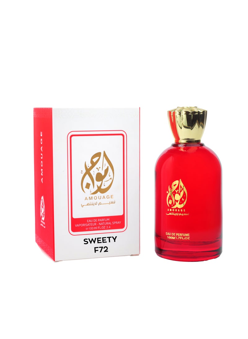 امواج للعطور سويتي F72 مستوحي من سكاندل للنساء او دي برفيوم 100 مل