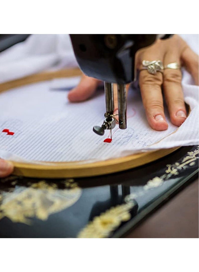 Captaintech Embroidery Cloth 7 Pieces Aida Cloth 14 Count Cross Stitch Fabric Embroidery Cloth Decoration White Classic 12 by 18 Inch - Image 4