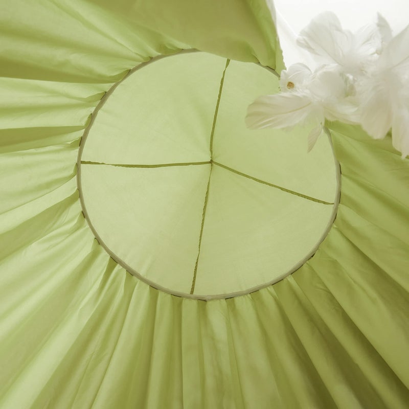 Mengersi Bed Canopy for Girls, Round Dome Canopy Curtains Room Decoration Princess Castle, Dreamy Mosquito Net Bedding (Sage Green) - Image 3