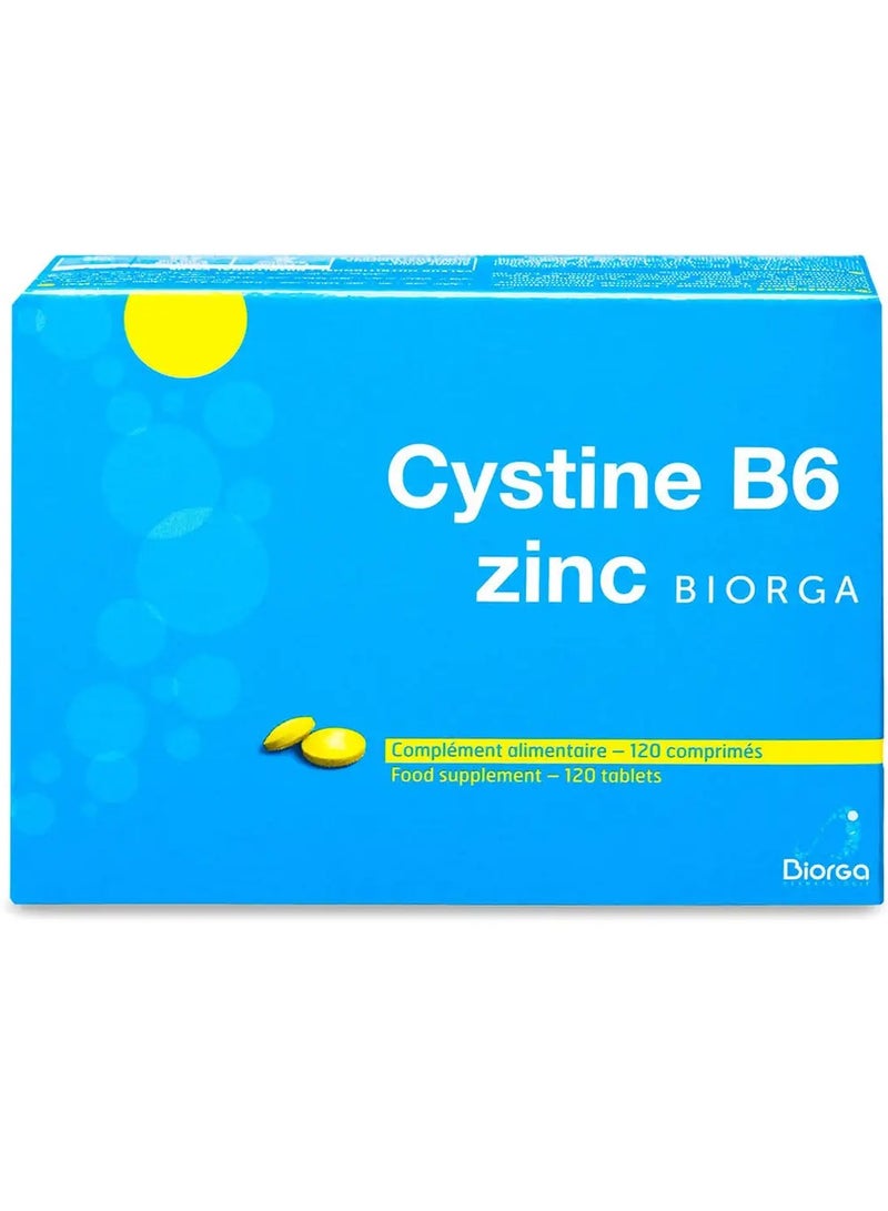 Biorga Cystine B6 + Zinc 120 Tables - Image 1