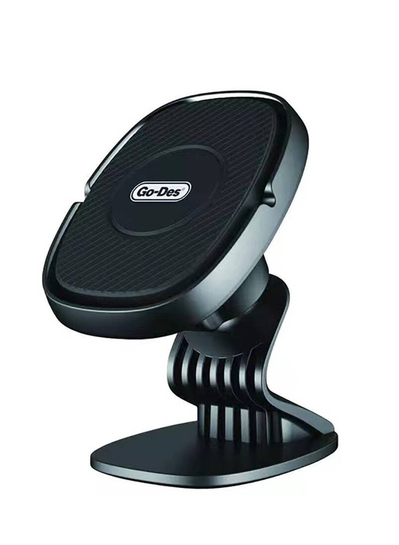 GO-DES Strong Magnetic 360° Rotatable 2in1 Ventilation and Flat Floor Car Phone Holder(GD-HD666S ) - Image 1