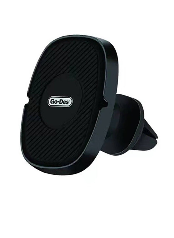 GO-DES Strong Magnetic 360° Rotatable 2in1 Ventilation and Flat Floor Car Phone Holder(GD-HD666S ) - Image 2