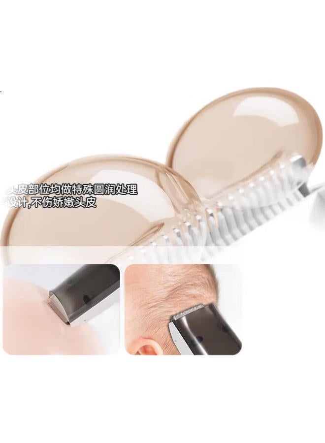 Qiman Automatic Hair Removal Baby Hair Clipper, Children'S Hair Trimmer, Electric Shaver, Baby Hair Cutter, Hair Pusher, Newborn Hair Trimmer, Hair Cutting Tool For 0-12 Years Old - Image 1