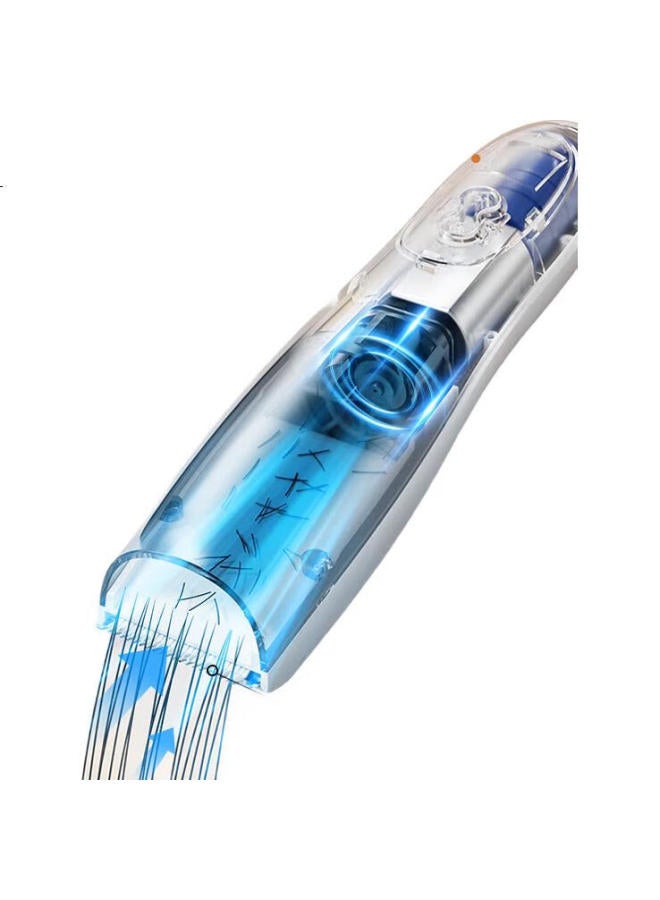 Qiman Automatic Hair Removal Baby Hair Clipper, Children'S Hair Trimmer, Electric Shaver, Baby Hair Cutter, Hair Pusher, Newborn Hair Trimmer, Hair Cutting Tool For 0-12 Years Old - Image 2