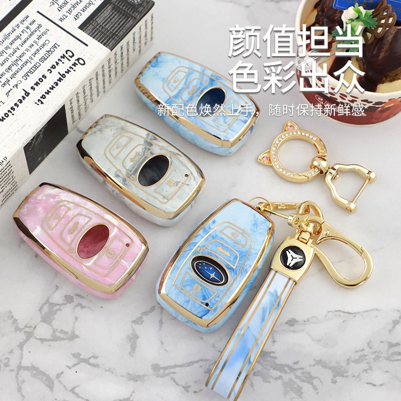 Subaru Key Set Forester Brz Key Case For Subaru Xv Ladies Outback Legacy Car Shell - Image 3