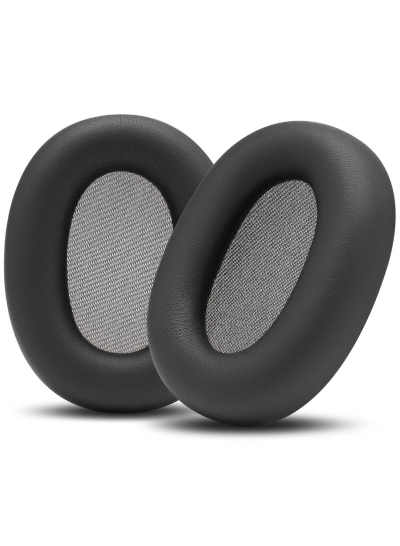 KISSUN XM6 – Premium Replacement Earpads Compatible With Sony WH-1000XM6 Headphones  Enhanced Comfort, Durable PU Leather & Sound Isolation | Black - Image 1