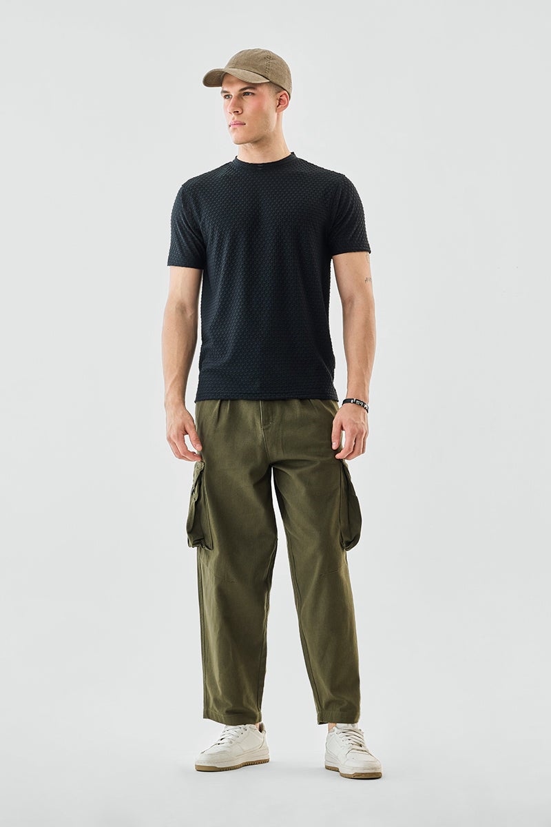 SNITCH Straight Fit Twill Cargo Pants - Image 5