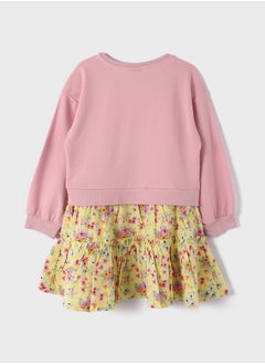 LC WAIKIKI Crew Neck Printed Girl Dress  - Image 4