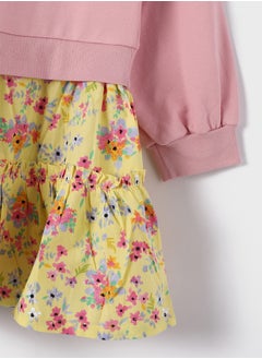 LC WAIKIKI Crew Neck Printed Girl Dress  - Image 2