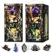 MiniCity DIY Book Nook Kit for Adults 3D Wooden Puzzle Bookend Bookshelf Insert Decor with LED Light and Dust Cover Down The RabbitHole Alice in Wonderland - Image 2
