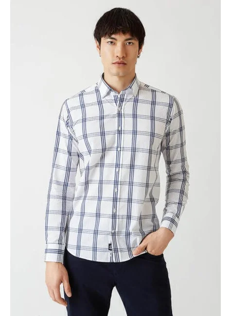Bisse Men's Regular Fit Long Sleeve Sports Shirt LACİ GM22Y221155_E39