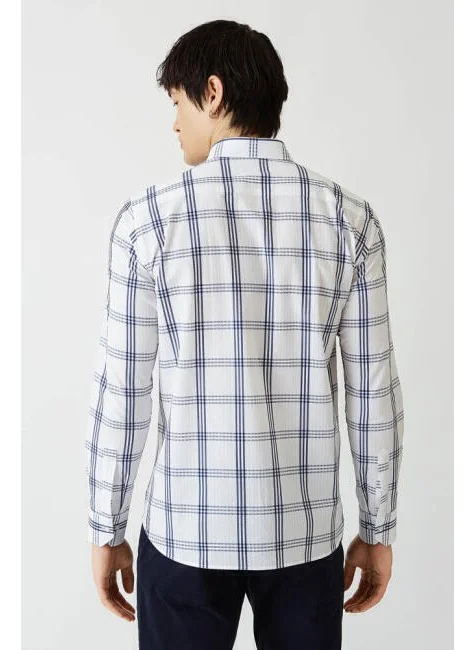 Bisse Men's Regular Fit Long Sleeve Sports Shirt LACİ GM22Y221155_E39