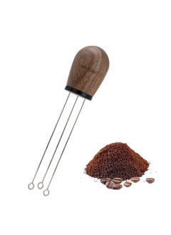 MIBRU Coffee Needle Pen size Design with Tamper 58mm, 53mm, 51mm Distributor Leveler Tool Conglomerate Type Professional Barista Coffee Powder Stirring Tool  - Image 1