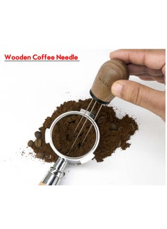 MIBRU Coffee Needle Pen size Design with Tamper 58mm, 53mm, 51mm Distributor Leveler Tool Conglomerate Type Professional Barista Coffee Powder Stirring Tool  - Image 4